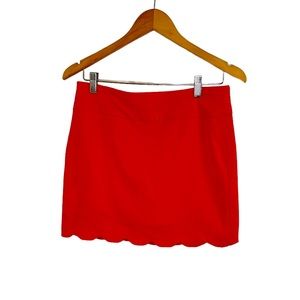 Attyre New York scalloped skort, Red size S